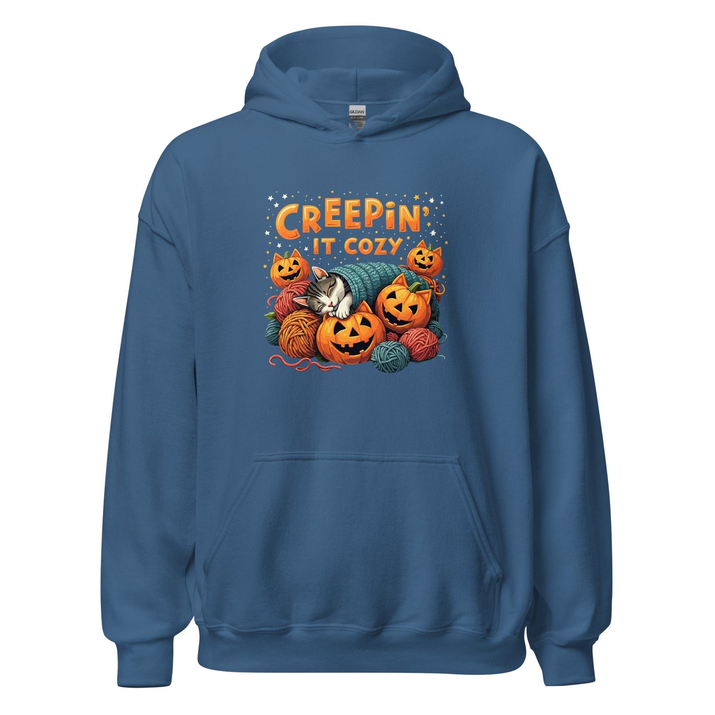 Creepin' It Cozy Hoodie Indigo Blue / S