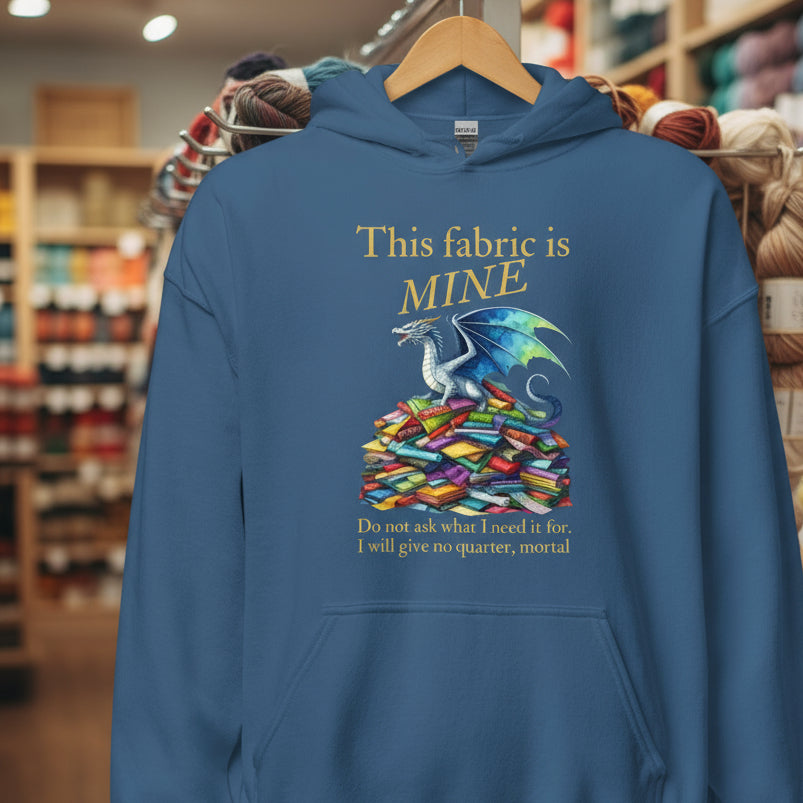 Fabric Dragon Hoarder Hoodie Indigo Blue / S