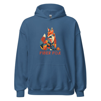Fiber Fox Hoodie Indigo Blue / S