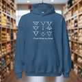If you know, you know Hoodie Indigo Blue / S