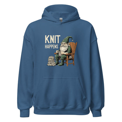 Knit Happens Hoodie Indigo Blue / S