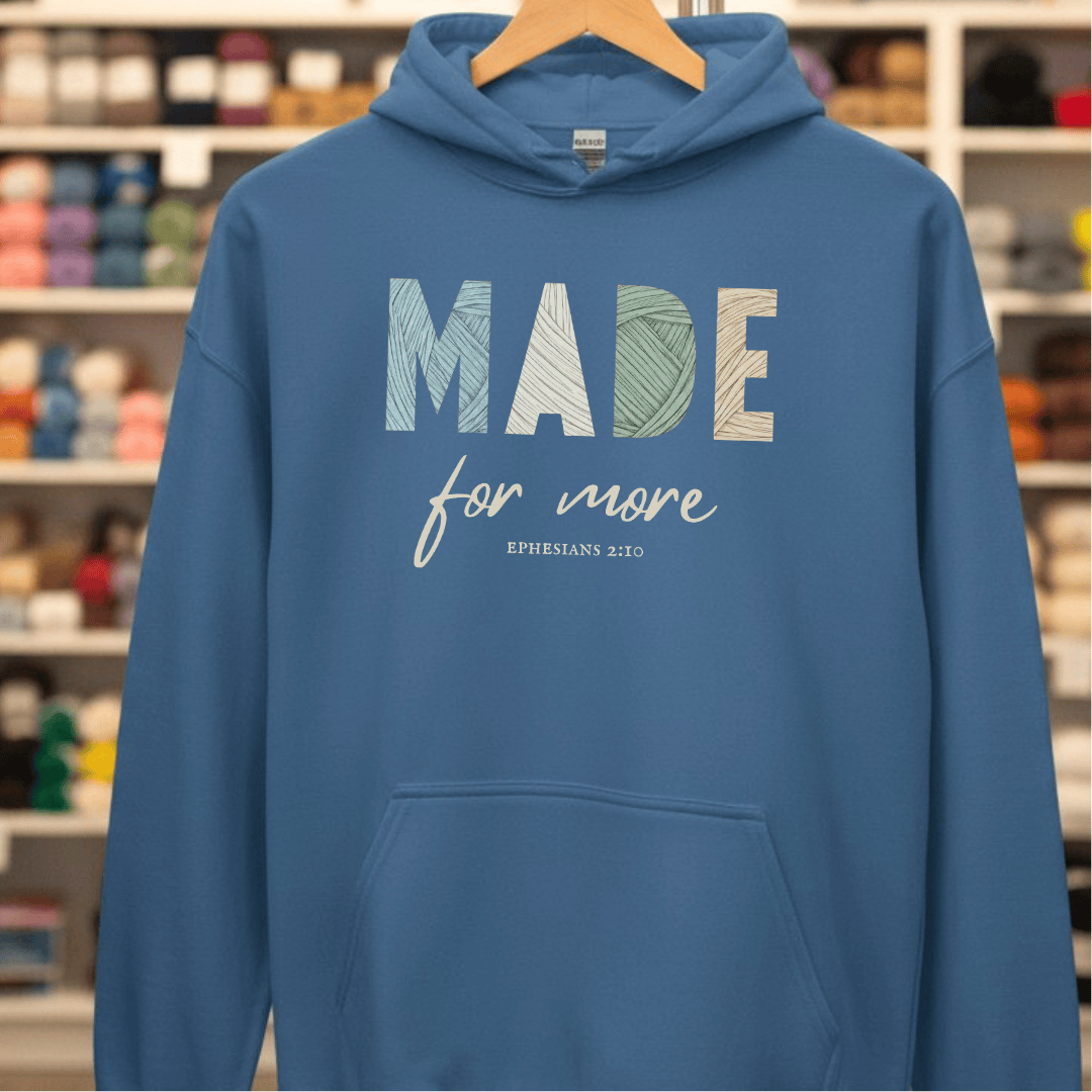Made For More Hoodie Indigo Blue / S