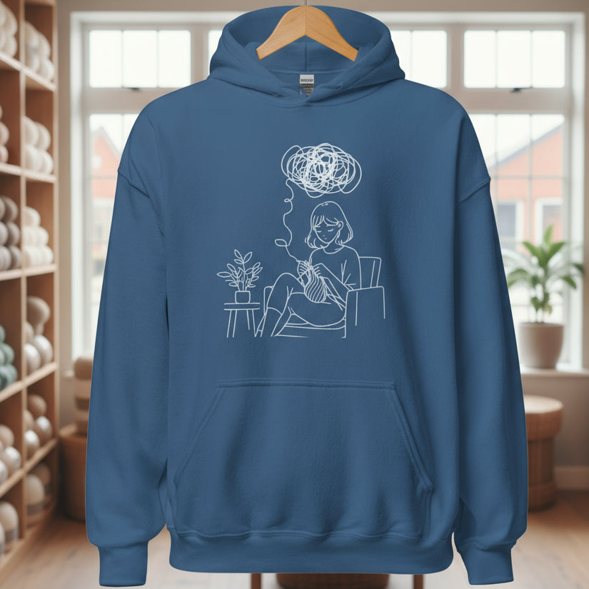 Mental Health Hoodie Indigo Blue / S