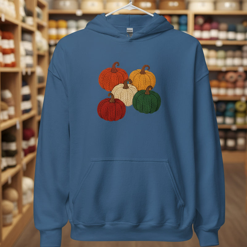 Pumpkins Hoodie Indigo Blue / S