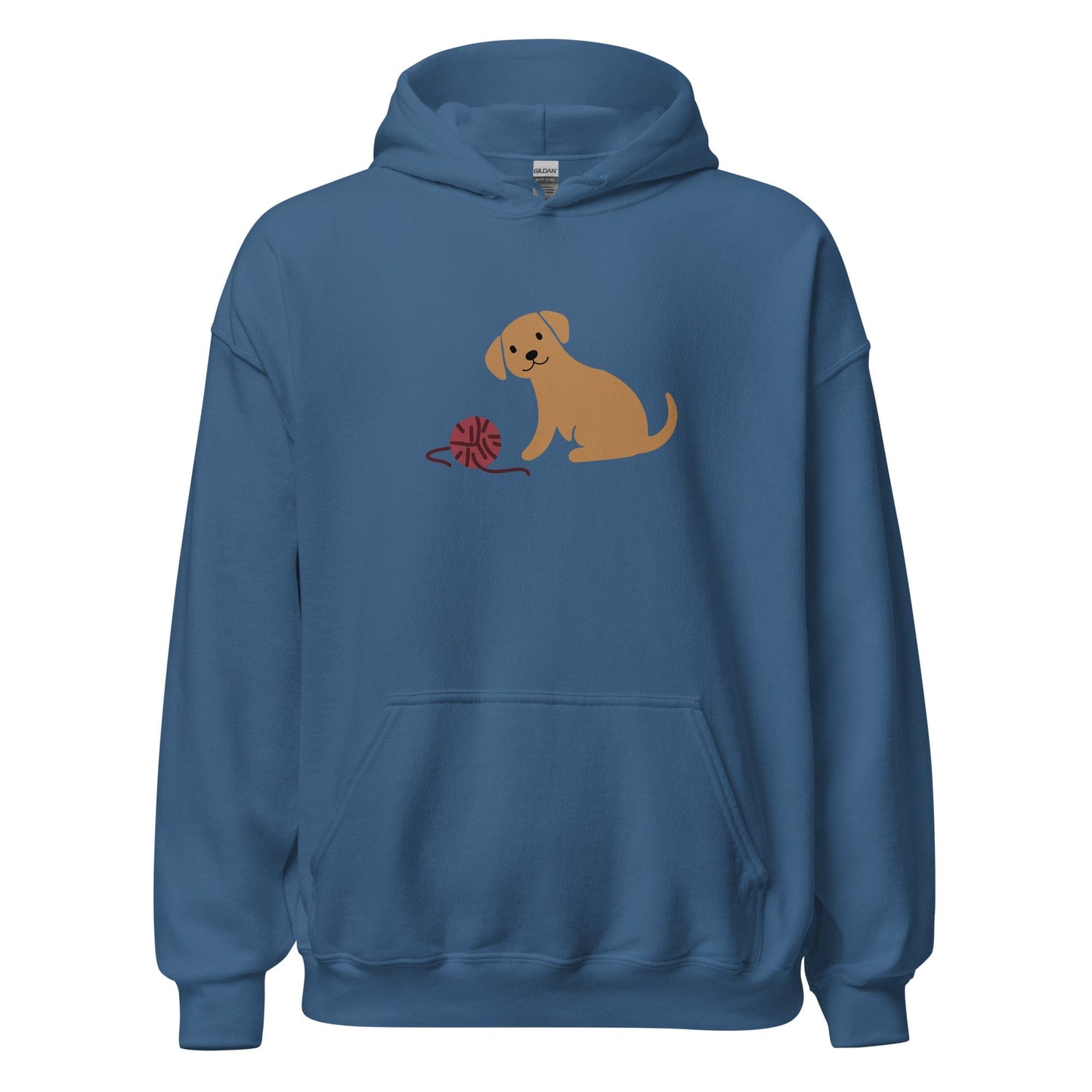 Puppy & Yarn Hoodie Indigo Blue / S