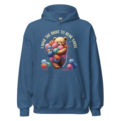 Right to Bear Yarns Hoodie Indigo Blue / S