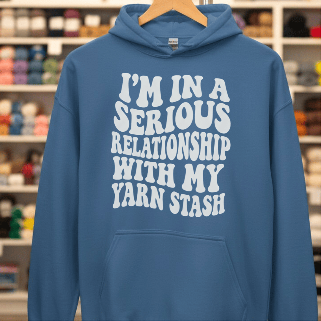Serious Relationship Hoodie Indigo Blue / S