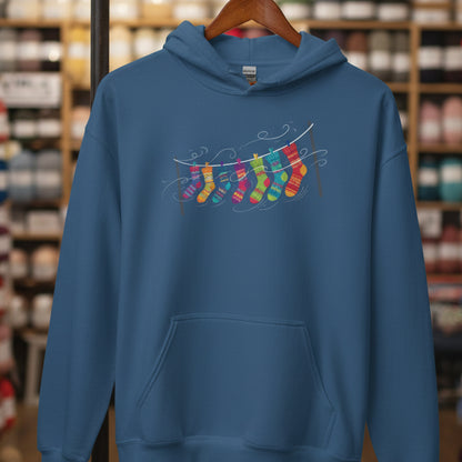 Sock Line Hoodie Indigo Blue / S