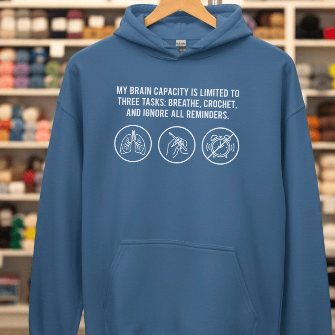 Task List Hoodie Indigo Blue / S