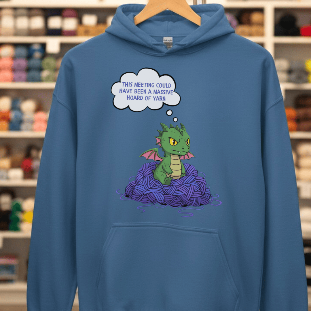 This Meeting Hoodie Indigo Blue / S