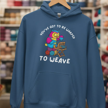 Warped to Weave Hoodie Indigo Blue / S