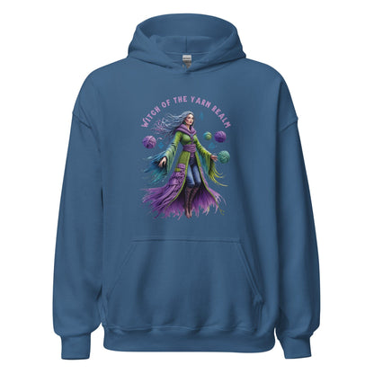 Witch of the Yarn Realm Hoodie Indigo Blue / S