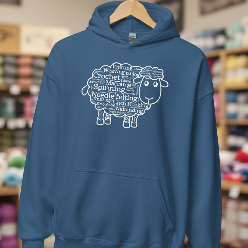 Yarn Cloud Hoodie Indigo Blue / S