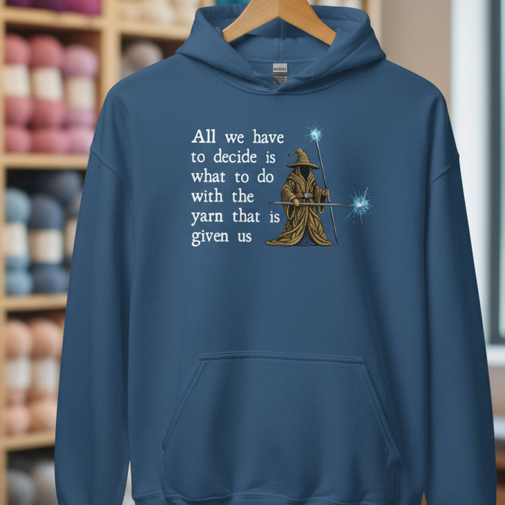 Yarn Wizard Hoodie Indigo Blue / S