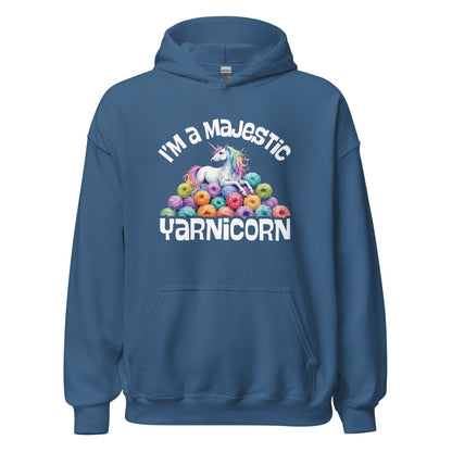 Yarnicorn Hoodie Indigo Blue / S