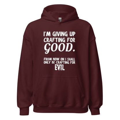 Crafting for Good Hoodie Maroon / S