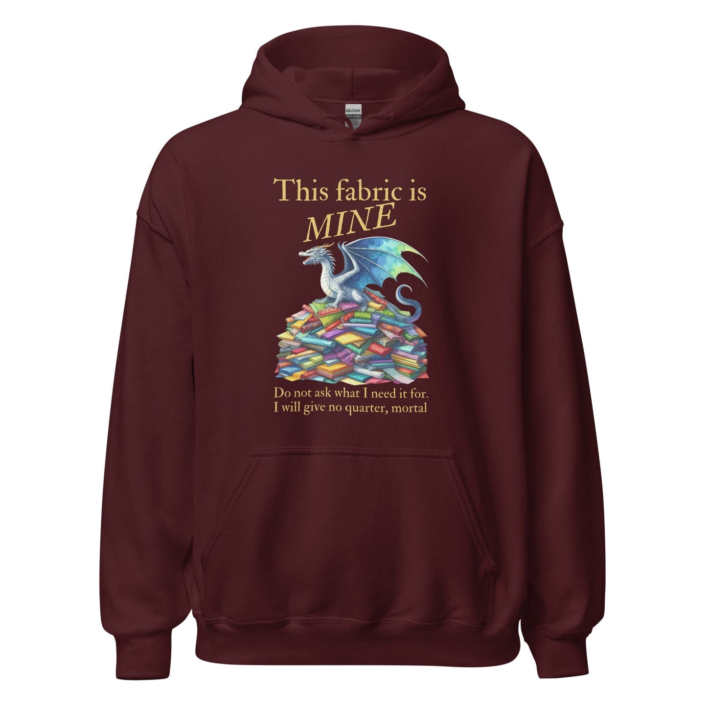Fabric Dragon Hoarder Hoodie Maroon / S