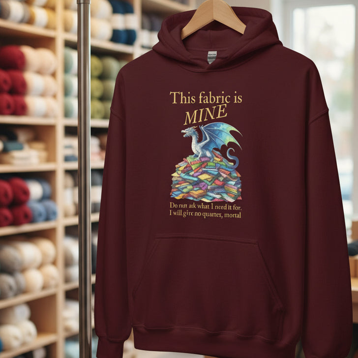Fabric Dragon Hoarder Hoodie Maroon / S
