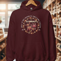Fall is my Knitting Season Hoodie Maroon / S