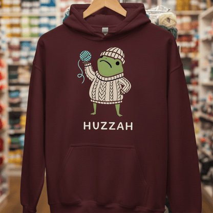 Huzzah Hoodie Maroon / S