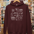I'll Be In My Office Hoodie Maroon / S