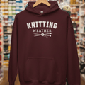 Knitting Weather Hoodie Maroon / S
