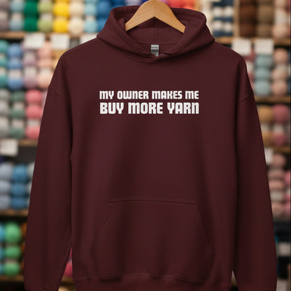 My Owner Hoodie Maroon / S