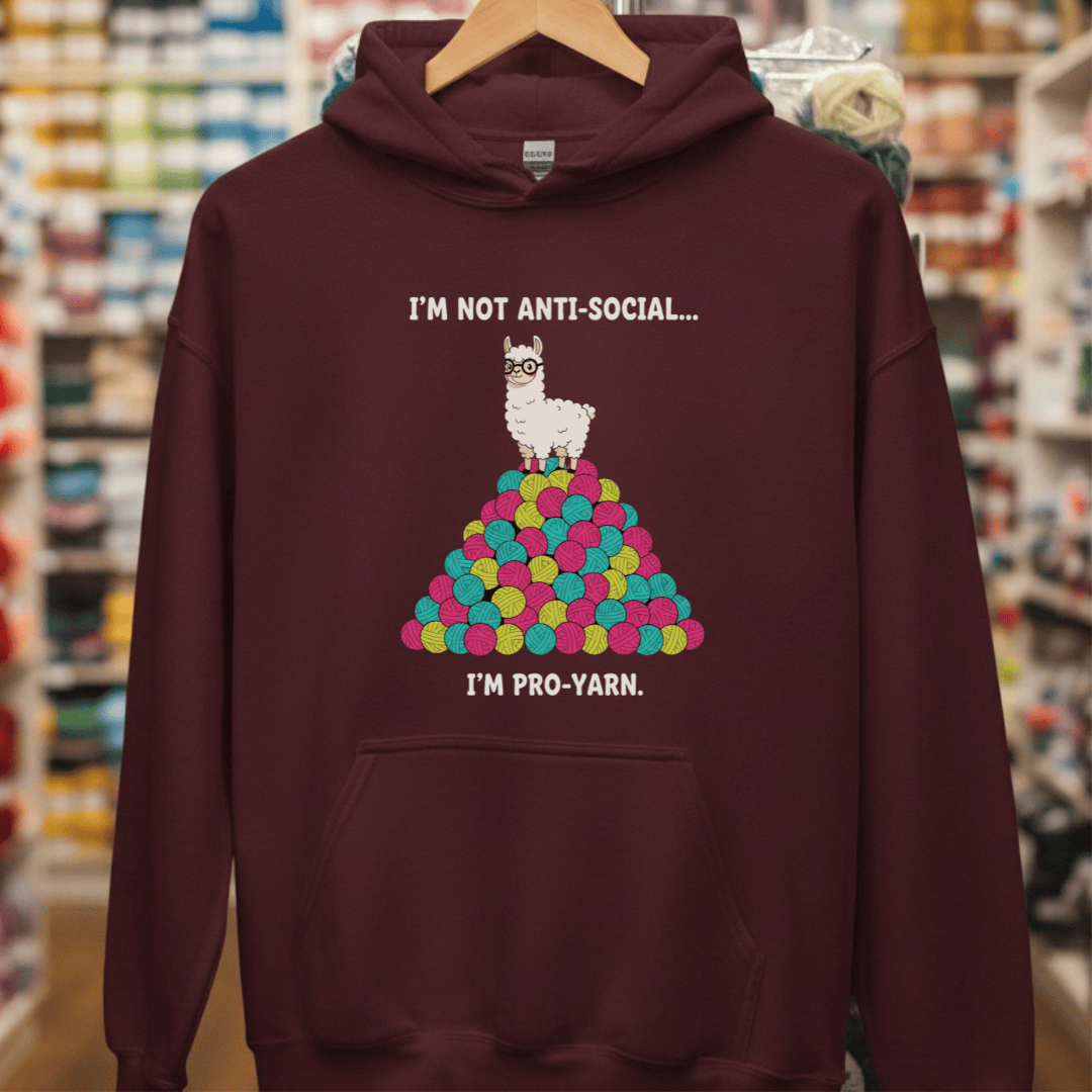 Pro Yarn Hoodie Maroon / S