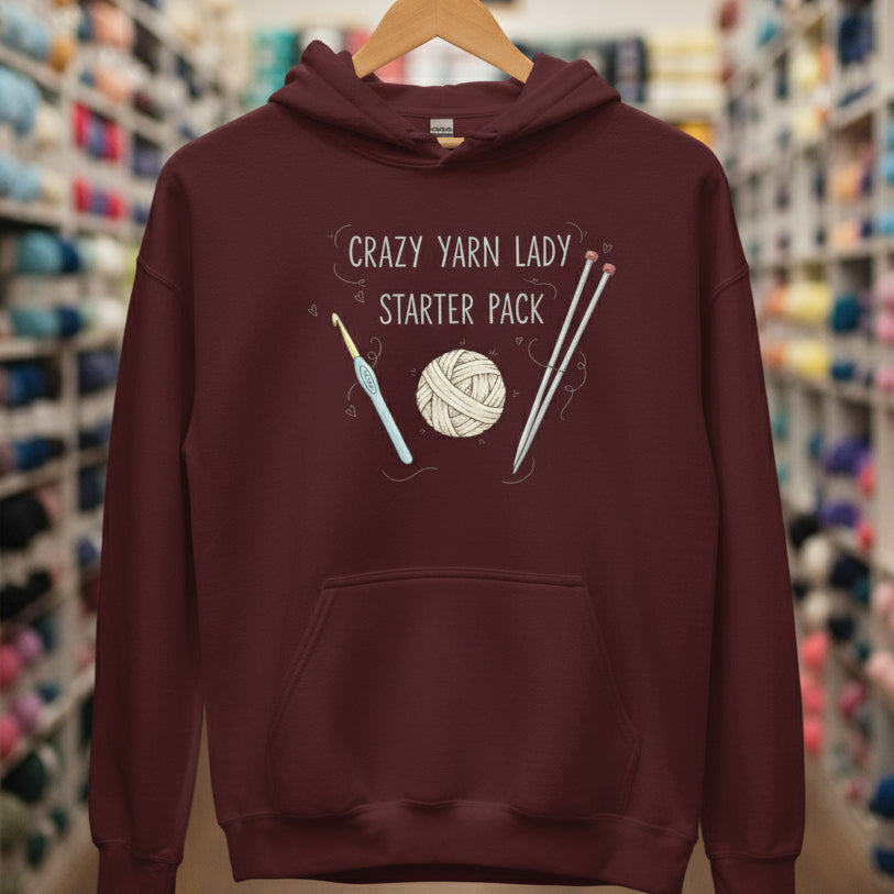 Starter Pack Hoodie Maroon / S