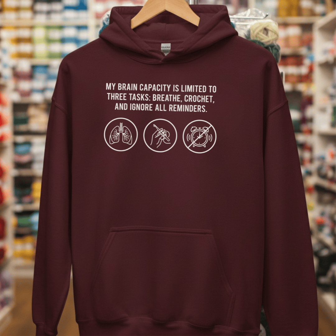 Task List Hoodie Maroon / S