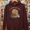 Weekend Booked Hoodie Maroon / S