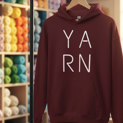 Y.A.R.N Hoodie Maroon / S