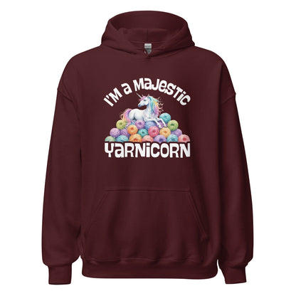 Yarnicorn Hoodie Maroon / S