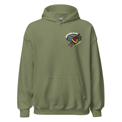 Ruth Loves To Knit Hoodie Military Green / S