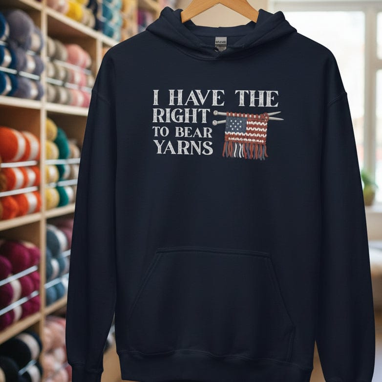 Bear Yarns Flag Hoodie Navy / S