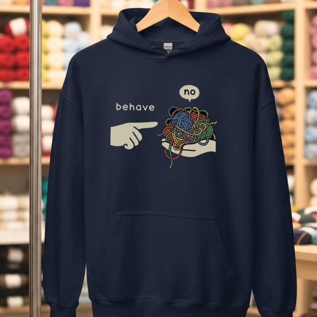 Behave Hoodie Navy / S