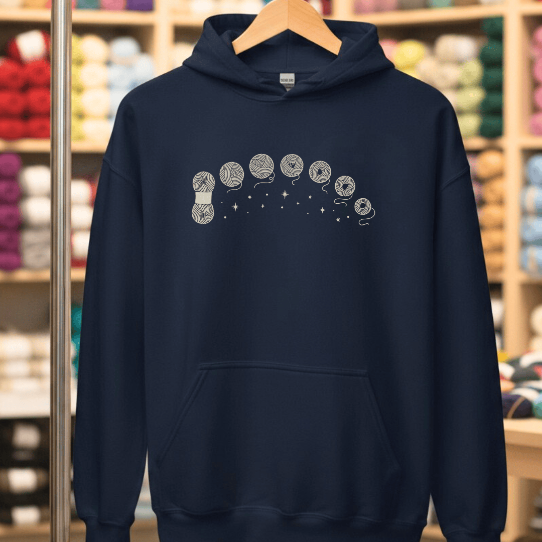 Celestial Yarn Hoodie Navy / S