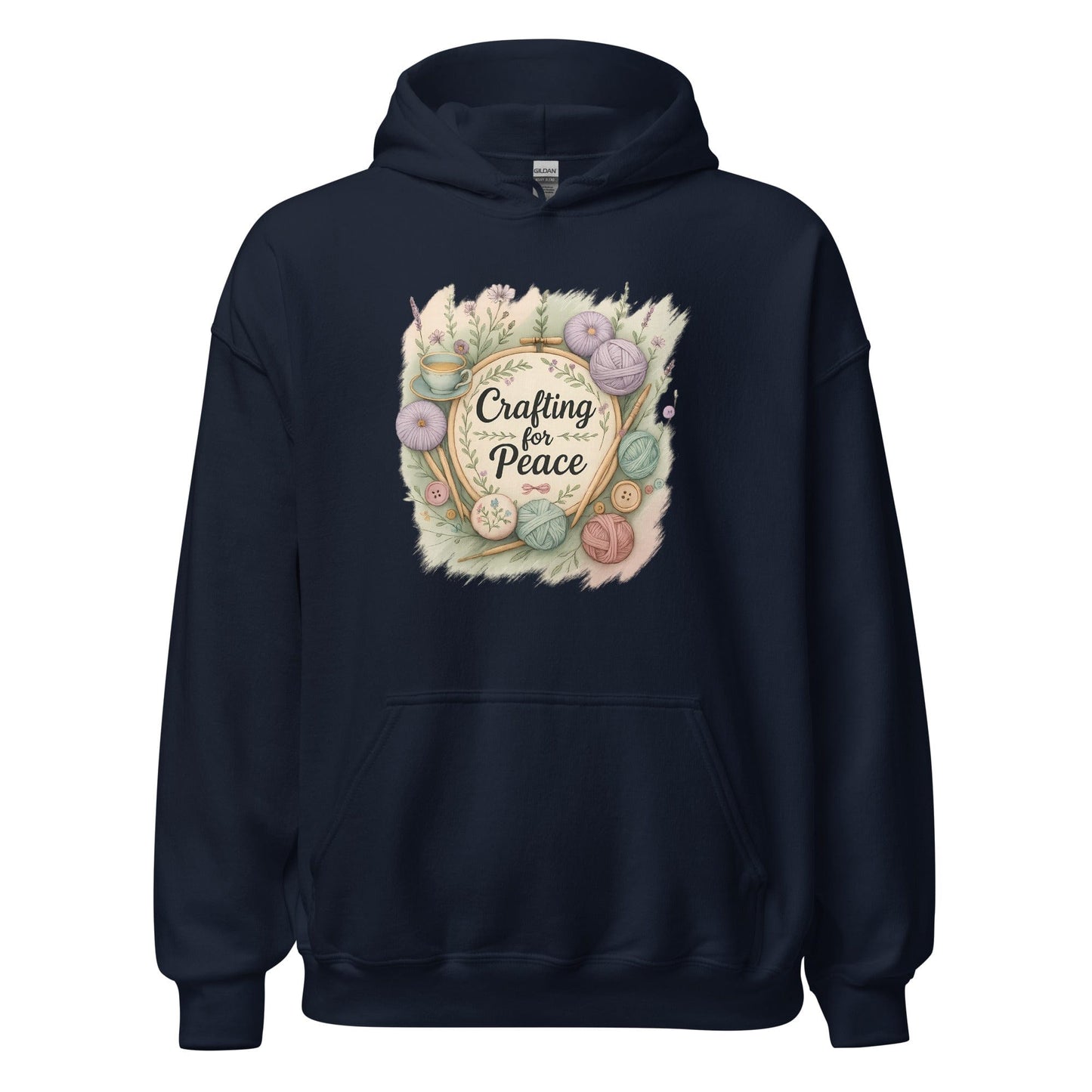 Crafting for Peace Hoodie Navy / S