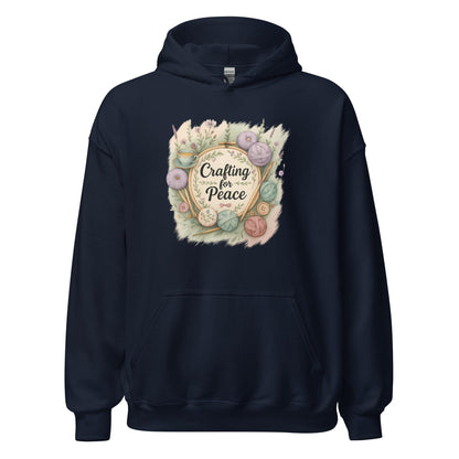 Crafting for Peace Hoodie Navy / S