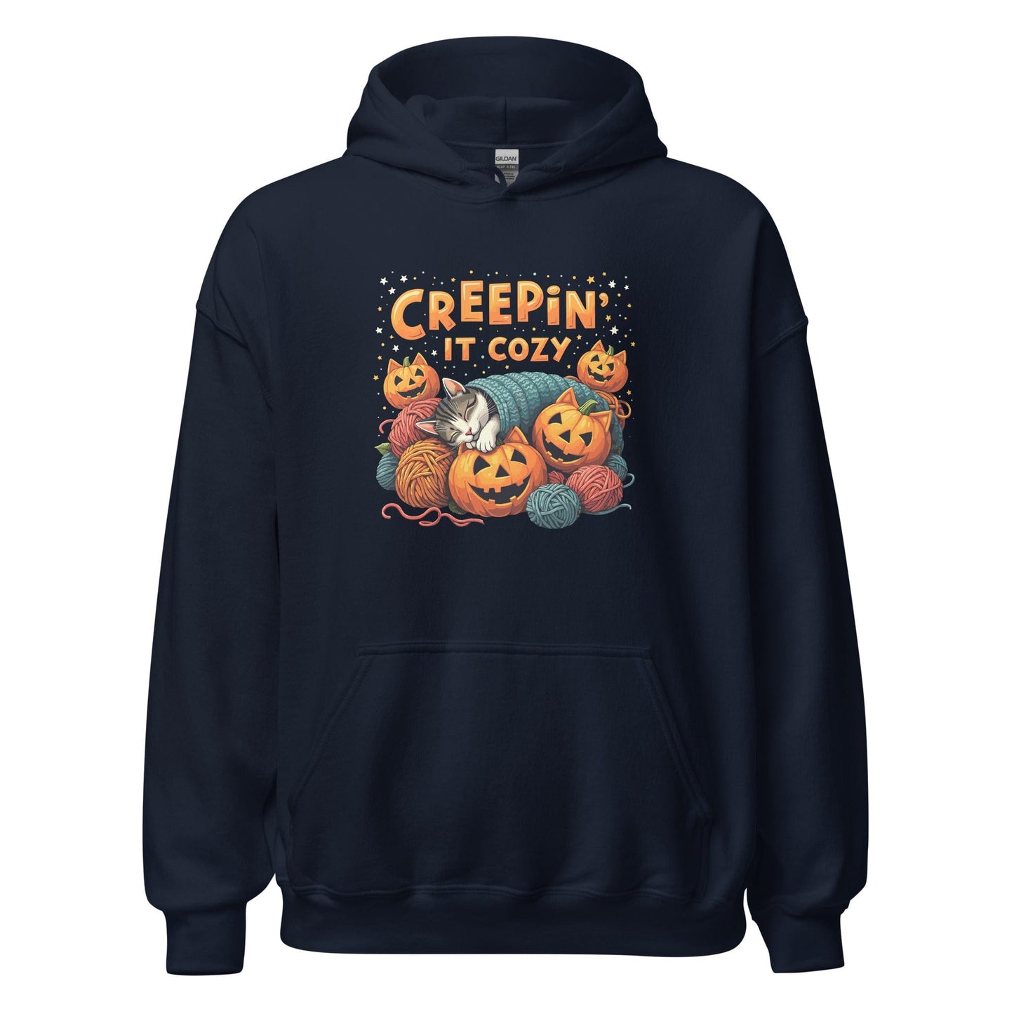Creepin' It Cozy Hoodie Navy / S