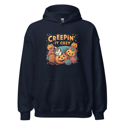 Creepin' It Cozy Hoodie Navy / S