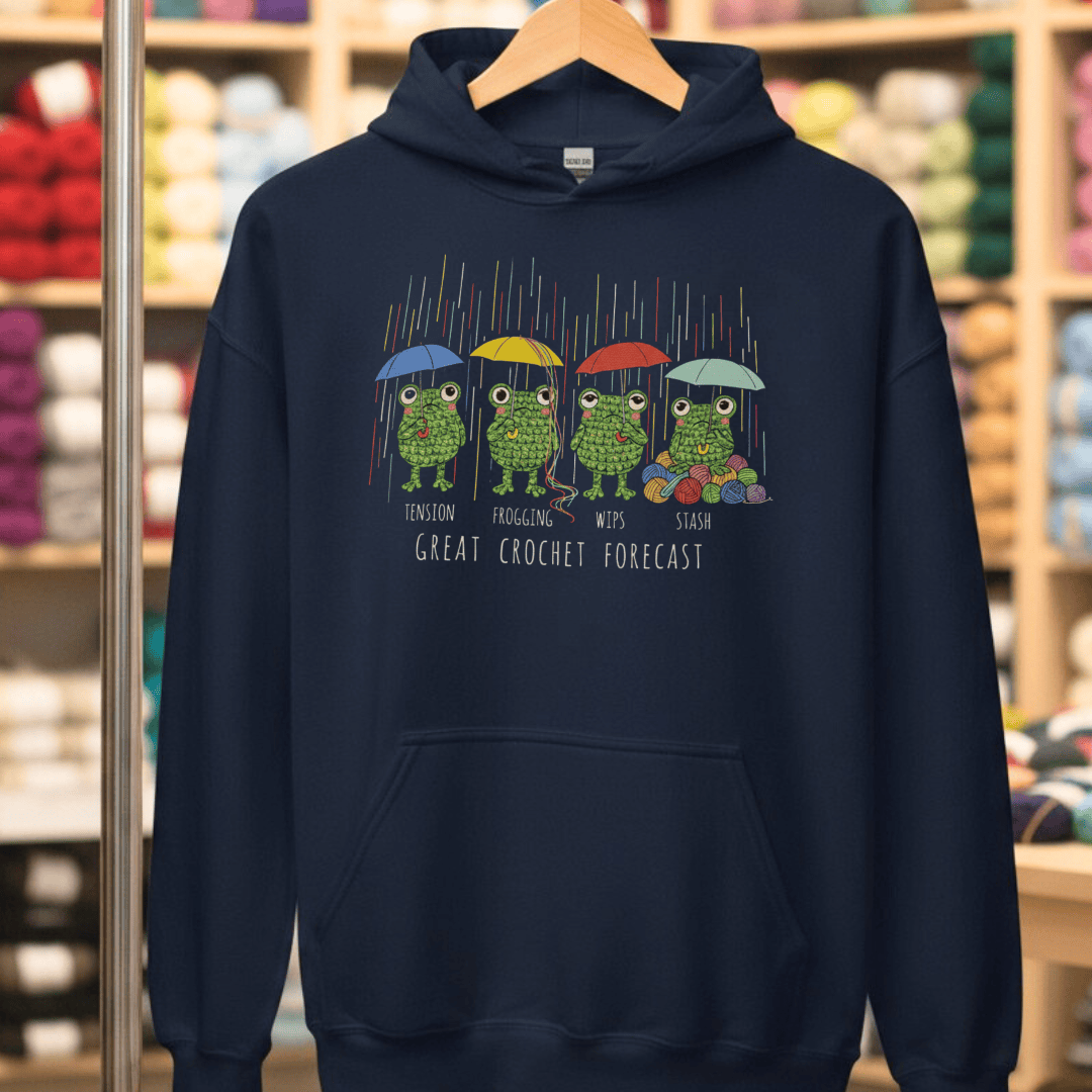 Crochet Forecast Hoodie Navy / S