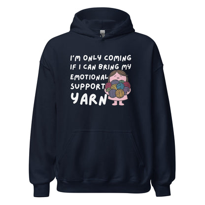 Emotional Support Hoodie Navy / S