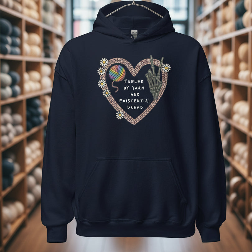 Existential Yarn Hoodie Navy / S