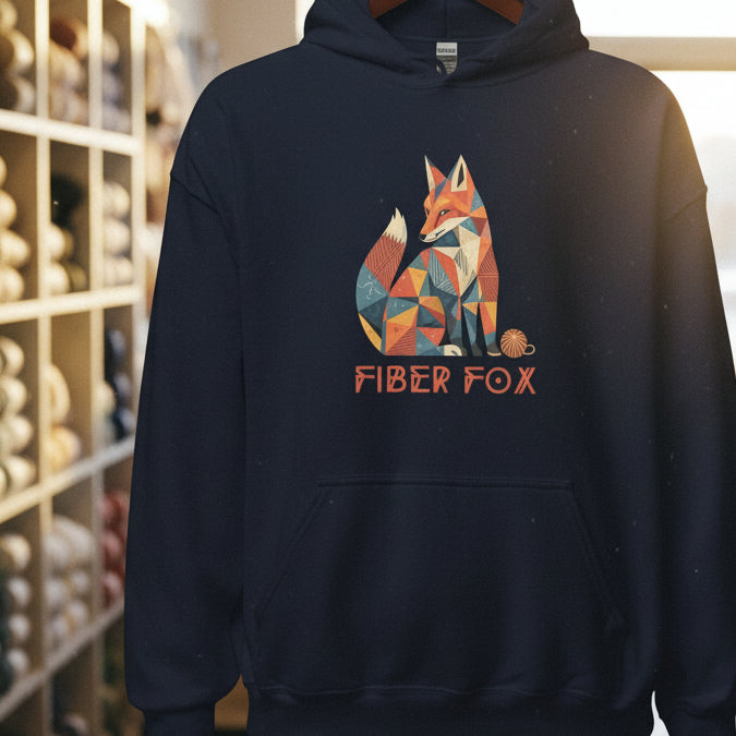 Fiber Fox Hoodie Navy / S
