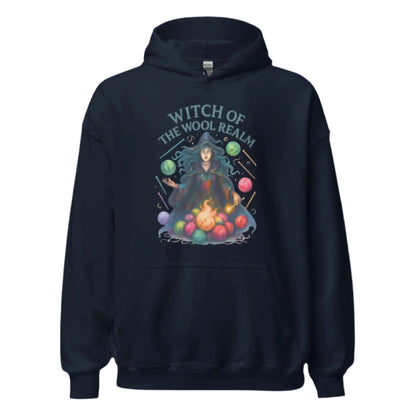 Fire Witch of the Wool Realm Hoodie Navy / S