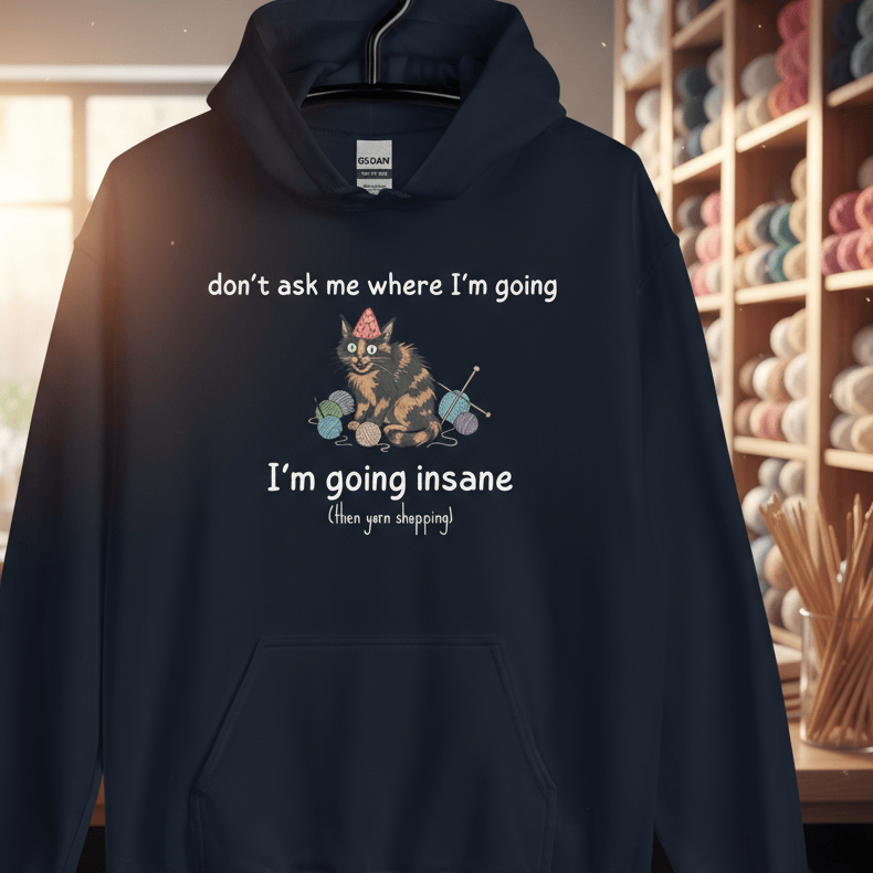 Going Insane Hoodie Navy / S