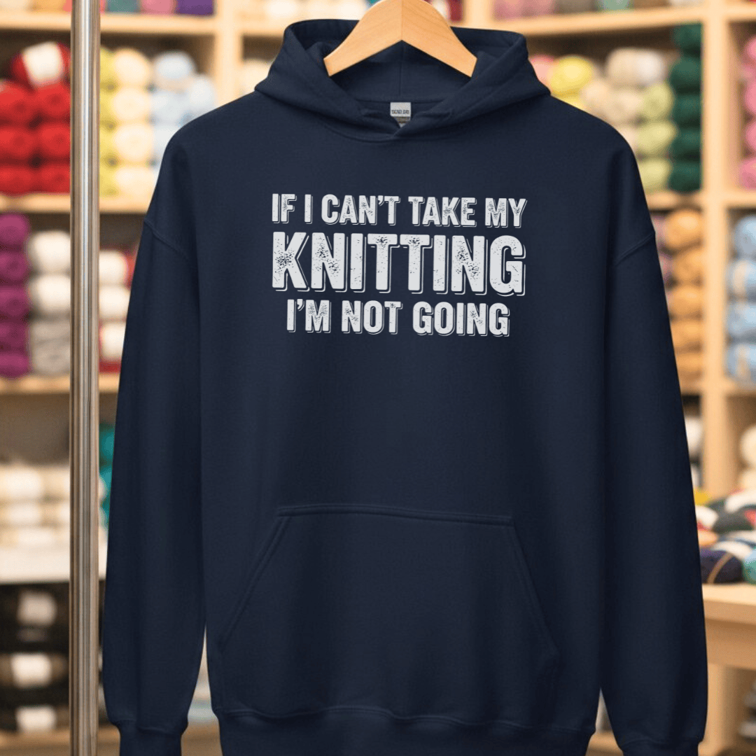 I'm Not Going Hoodie Navy / S