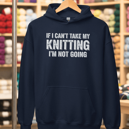 I'm Not Going Hoodie Navy / S