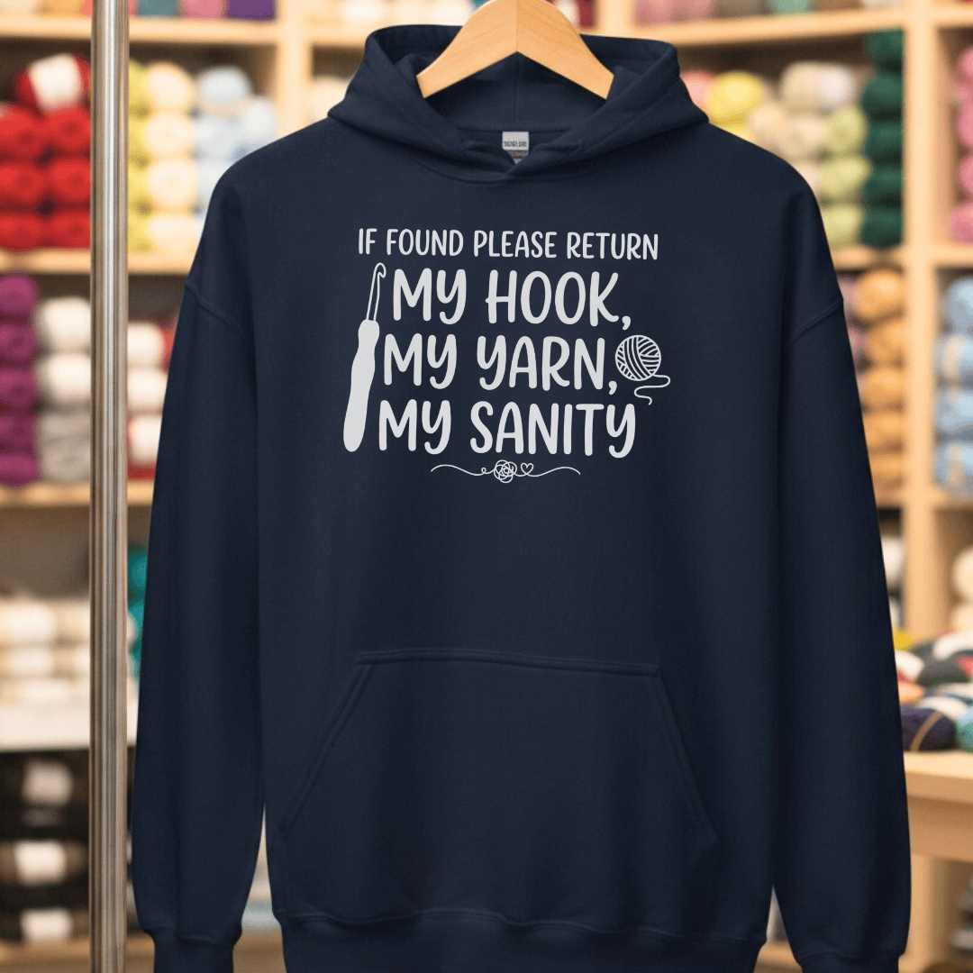 If Found Hoodie Navy / S
